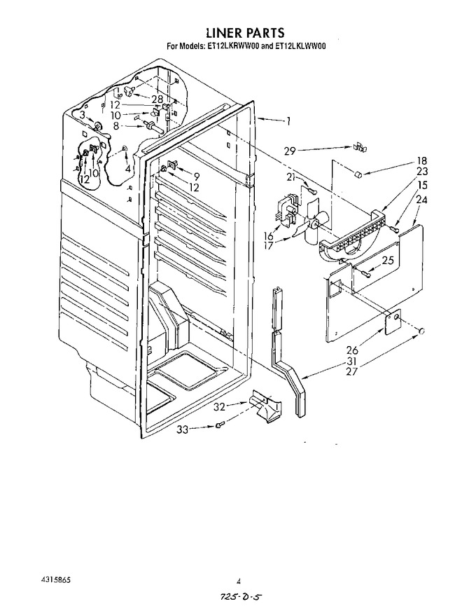 Diagram for ET12LKRWW00