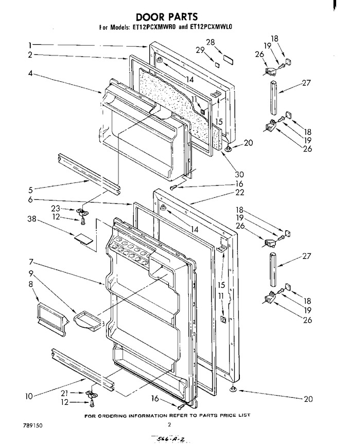 Diagram for ET12PCXMWR0