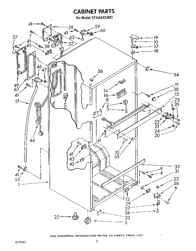 Diagram for ET14AKXSW03