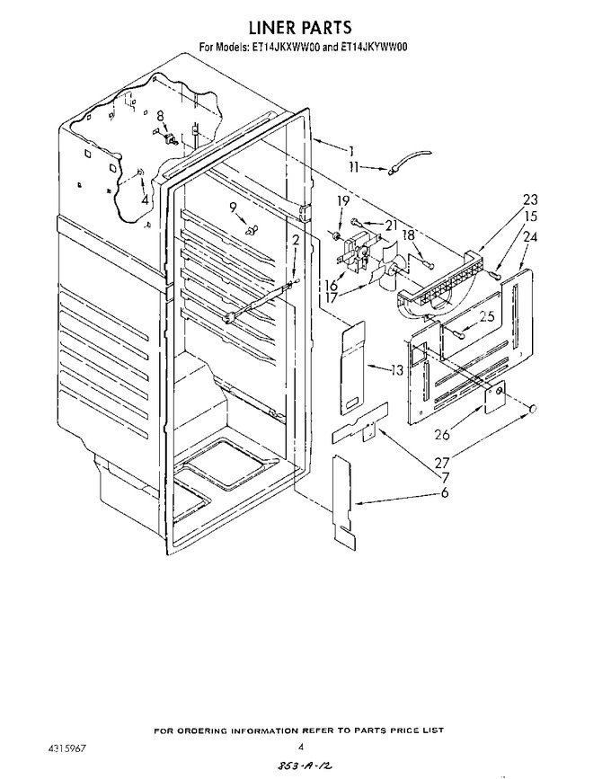 Diagram for ET14JKXWN00