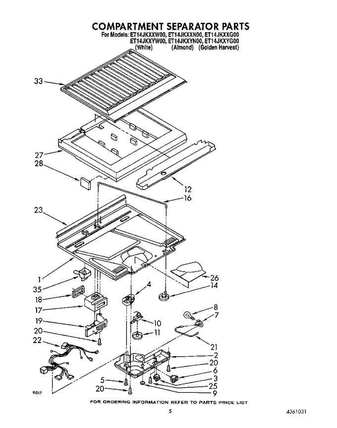 Diagram for ET14JKXXW00