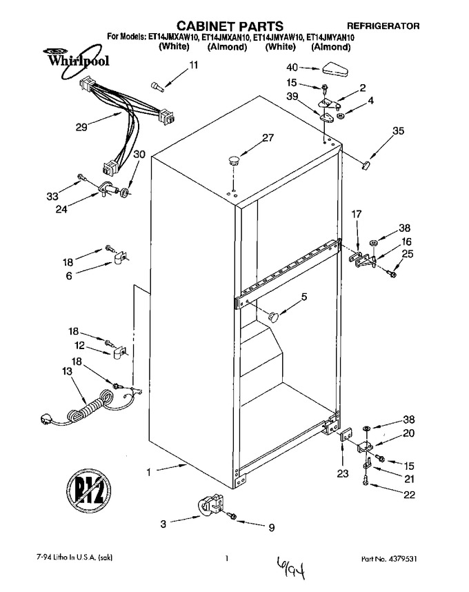 Diagram for ET14JMYAN10