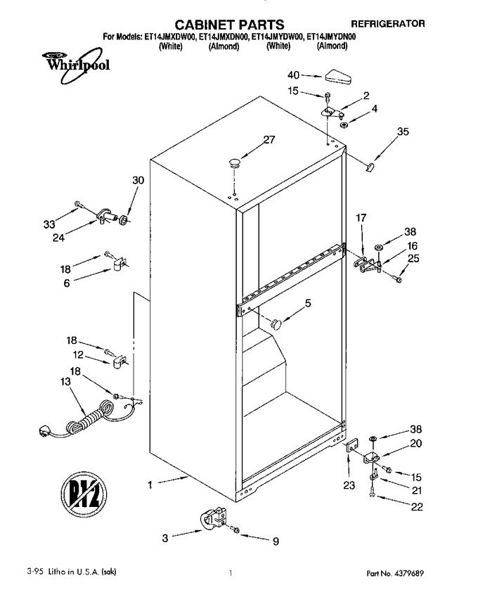 Diagram for ET14JMYDW00