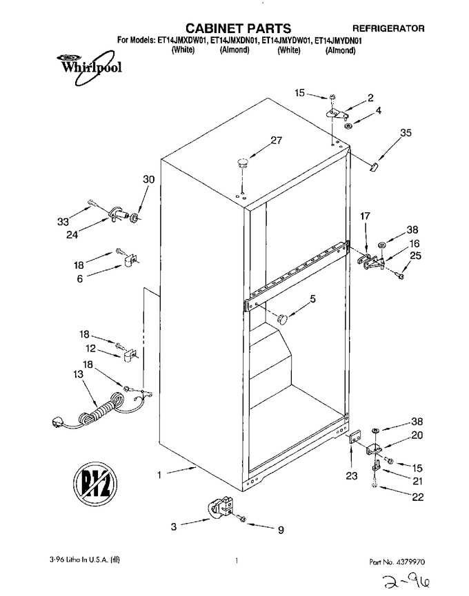 Diagram for ET14JMXDW01