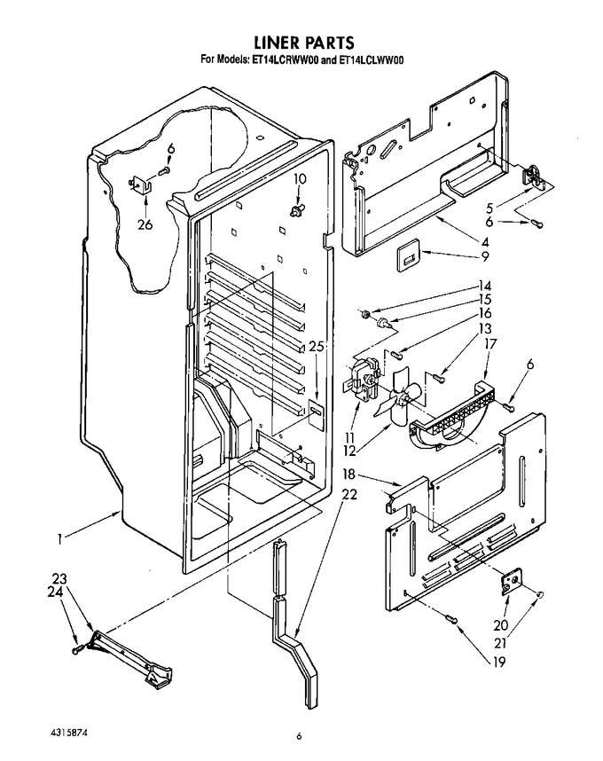 Diagram for ET14LCRWW00