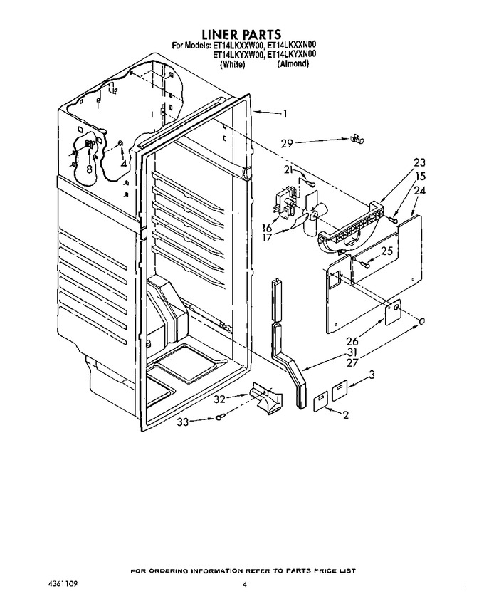 Diagram for ET14LKYXW00