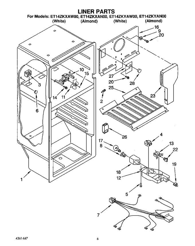 Diagram for ET14ZKYAW00