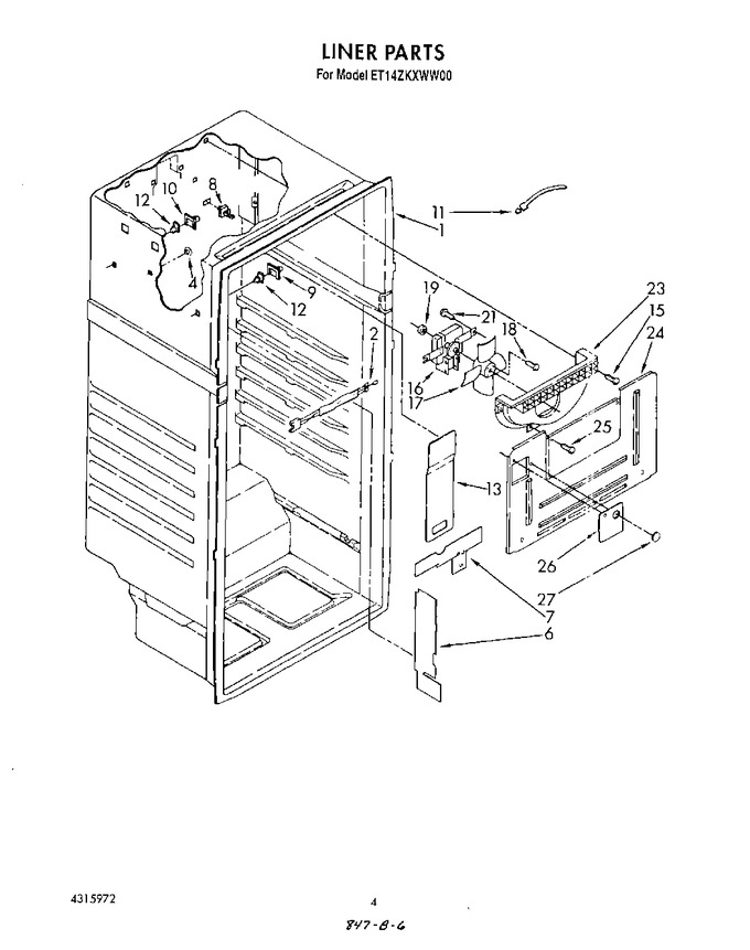 Diagram for ET14ZKXWW00
