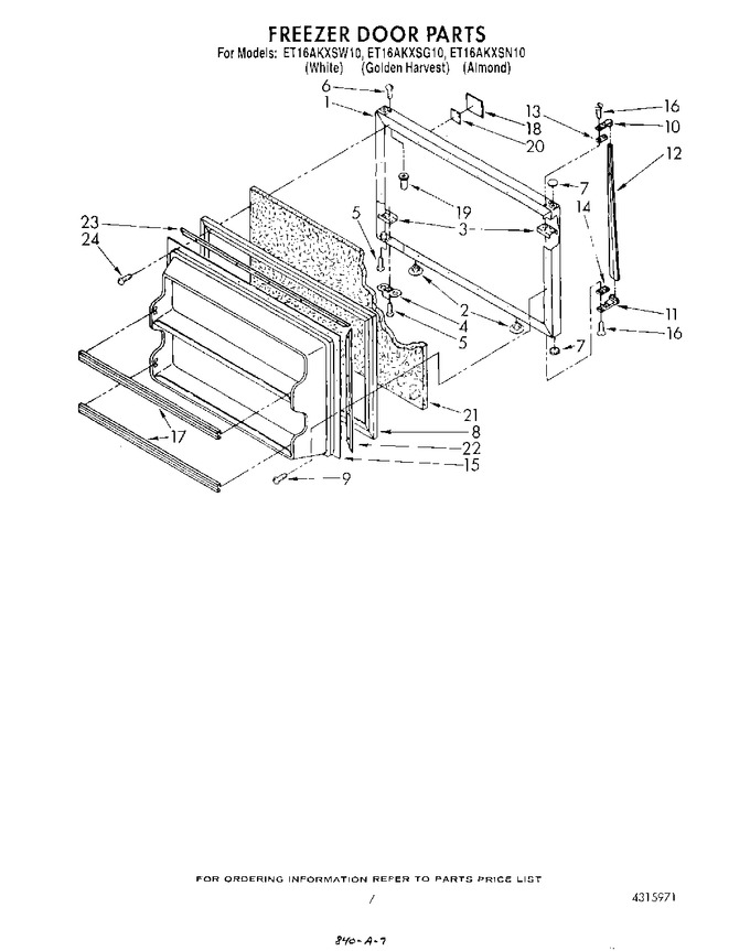 Diagram for ET16AKXSW10