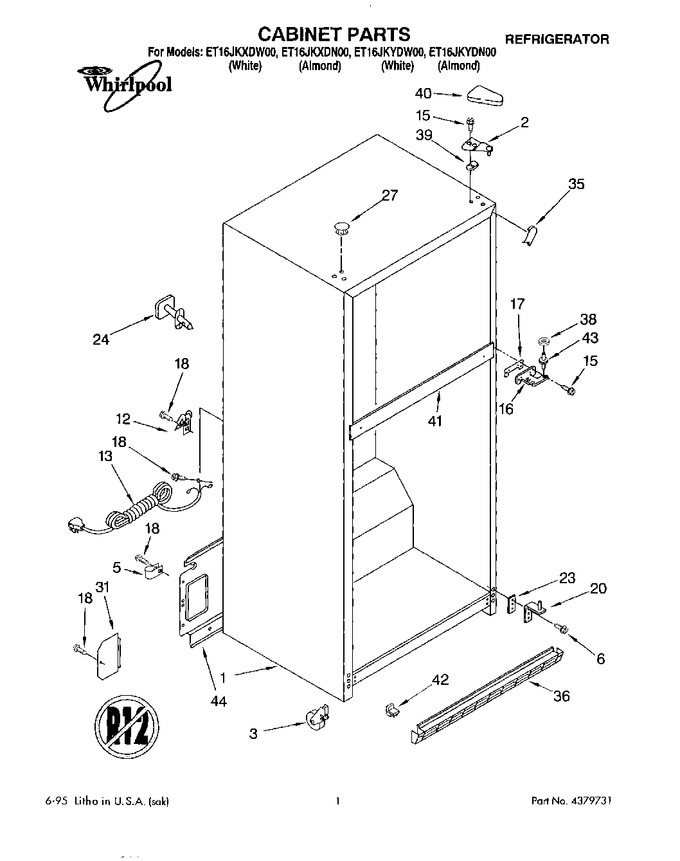 Diagram for ET16JKXDW00