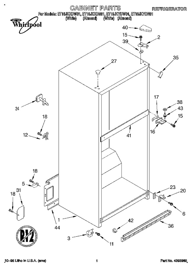 Diagram for ET16JKXDW01