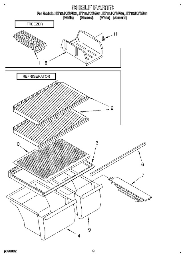 Diagram for ET16JKXDW01