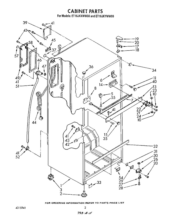 Diagram for ET16JKYWF00