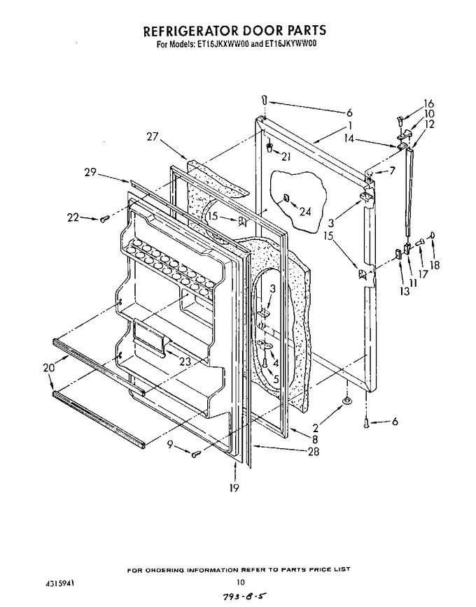 Diagram for ET16JKYWF00