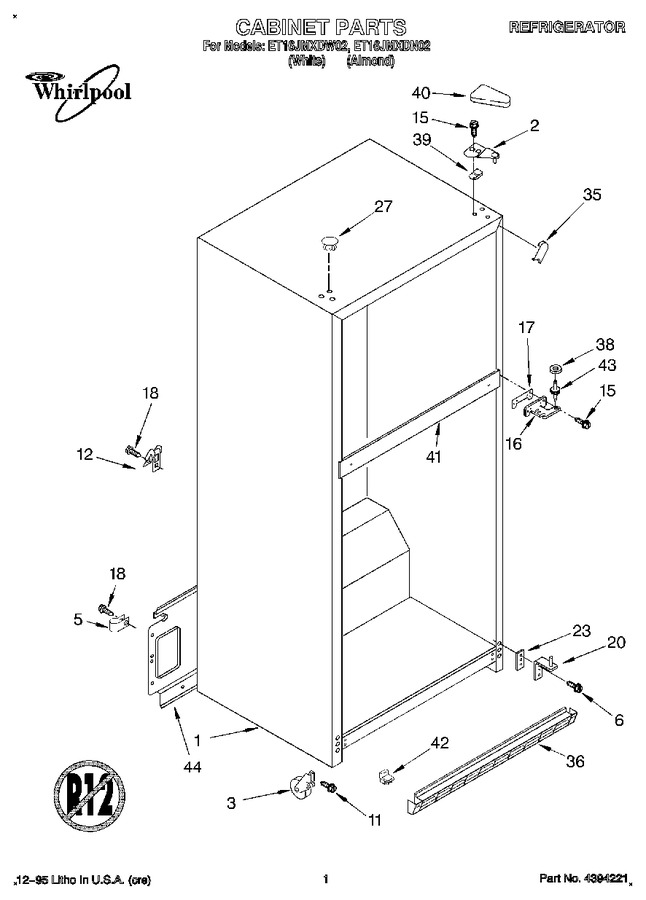 Diagram for ET16JMXDW02