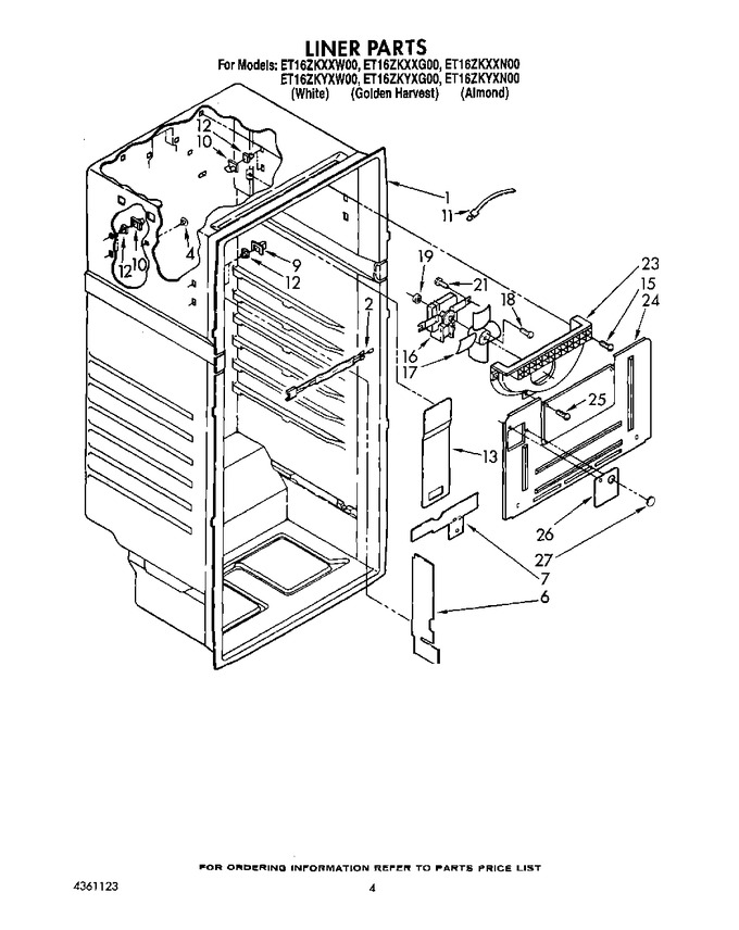 Diagram for ET16ZKXXW00