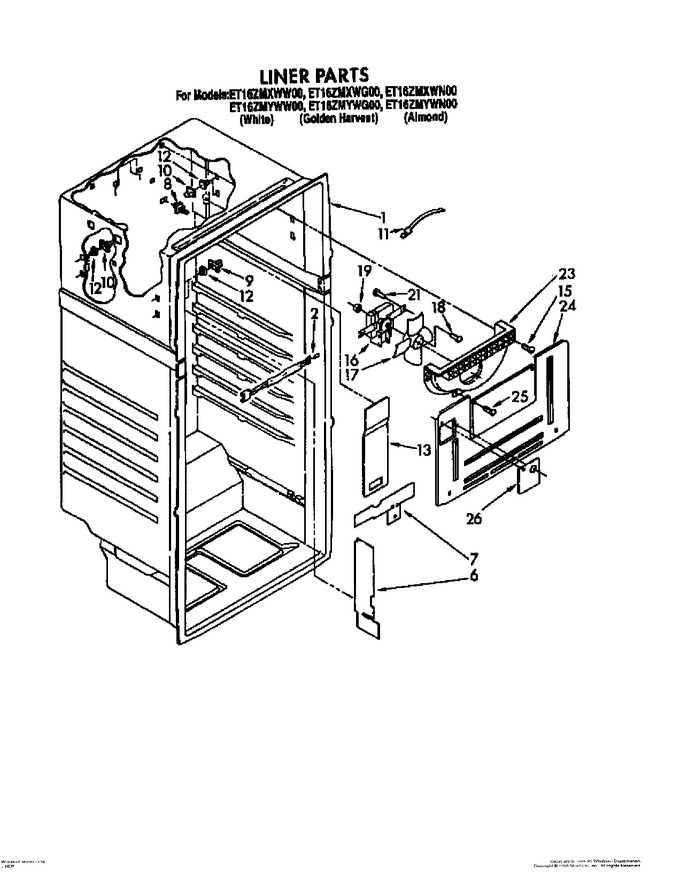 Diagram for ET16ZMYWW00