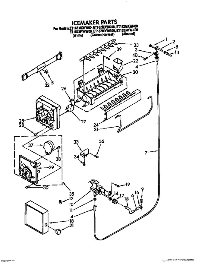 Diagram for ET16ZMYWW00