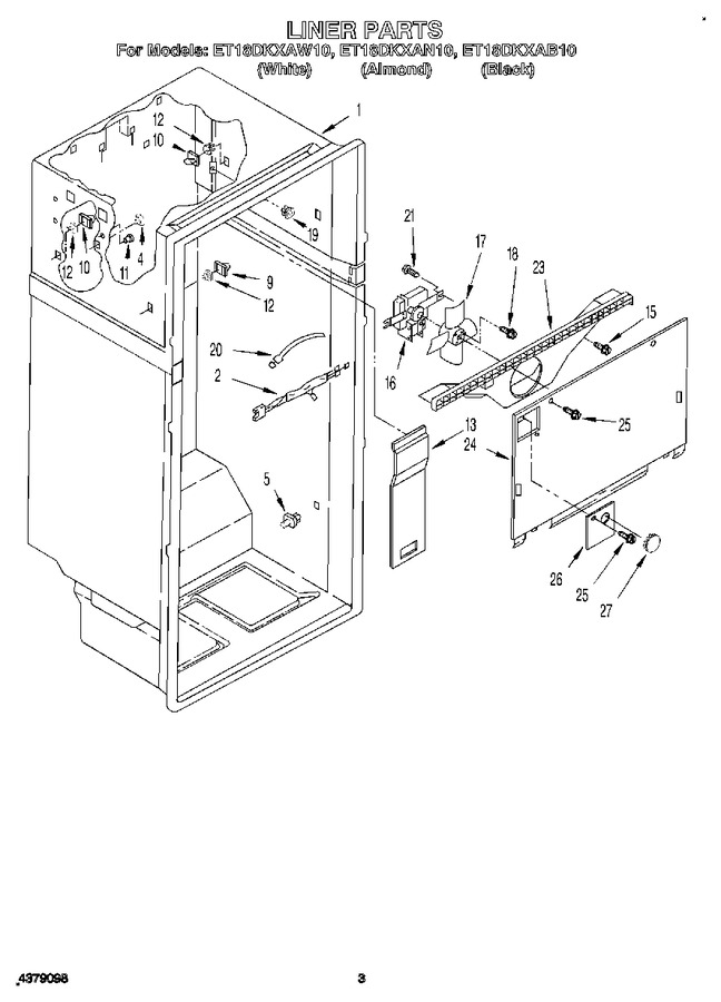 Diagram for ET18DKXAW10
