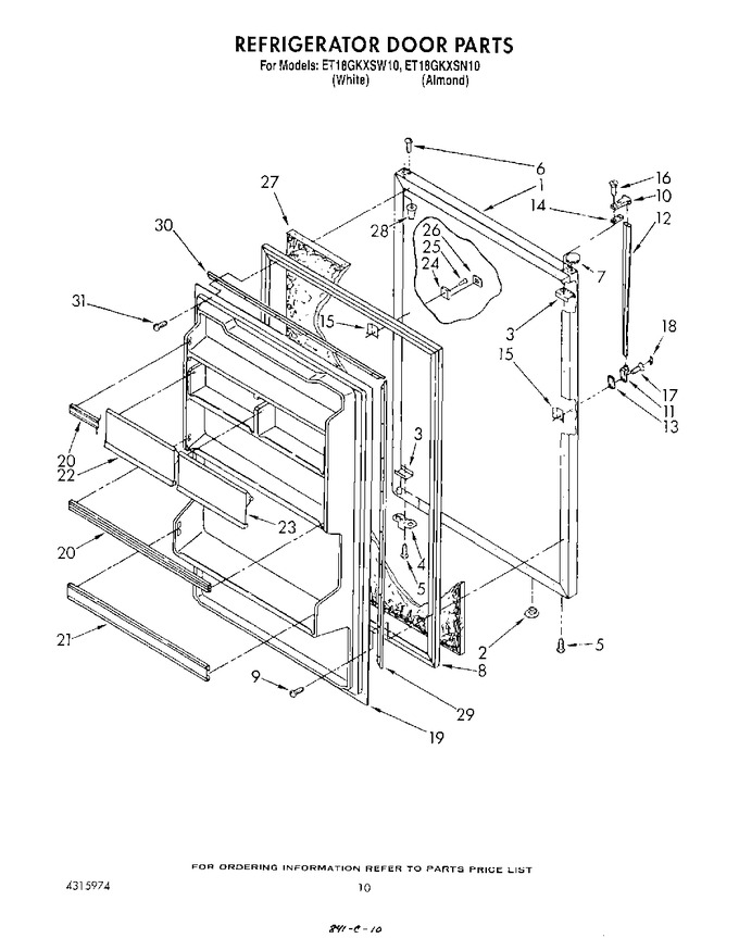 Diagram for ET18GKXSW10