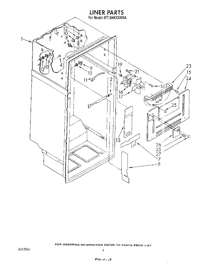 Diagram for ET18HKXSW0A