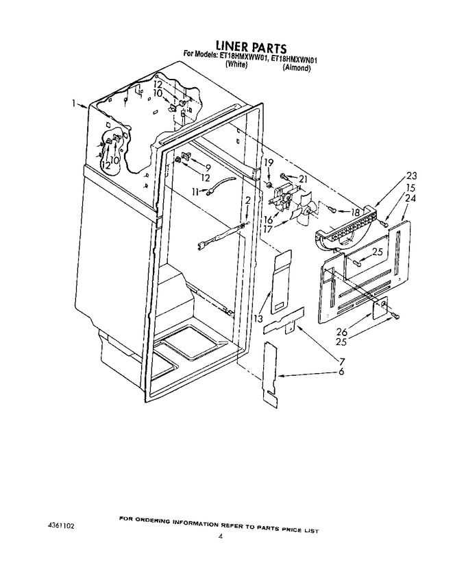 Diagram for ET18HMXWW01