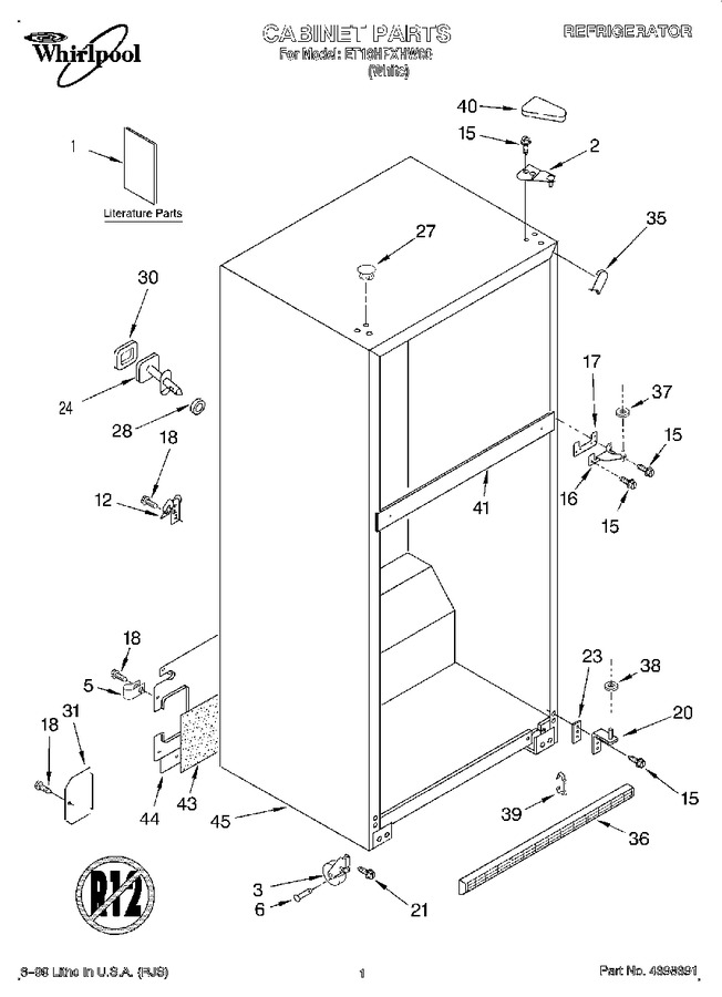 Diagram for ET18HPXHW00