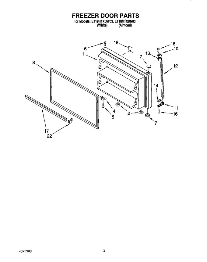 Diagram for ET18HTXDW03