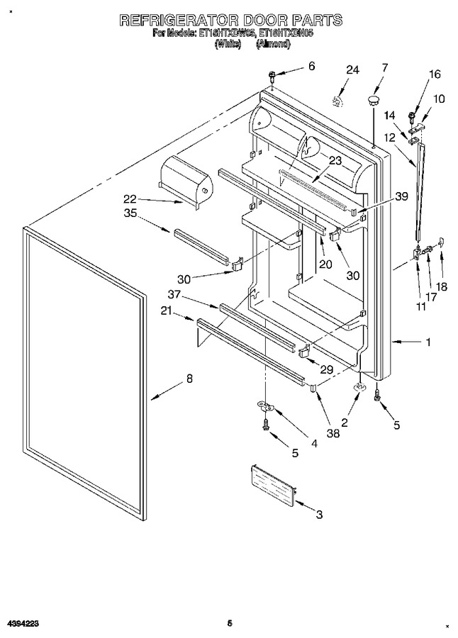 Diagram for ET18HTXDW05