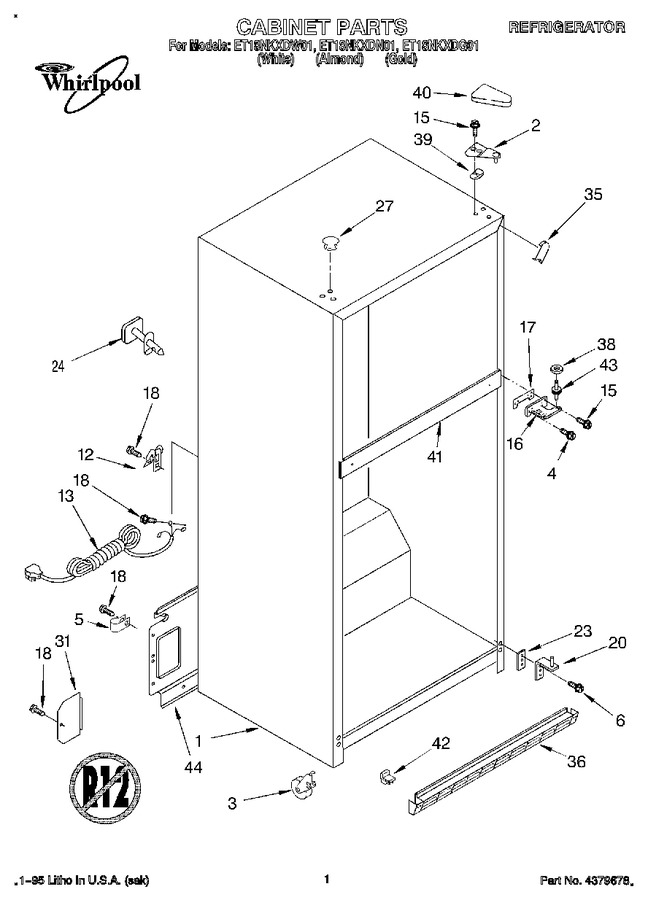 Diagram for ET18NKXDW01