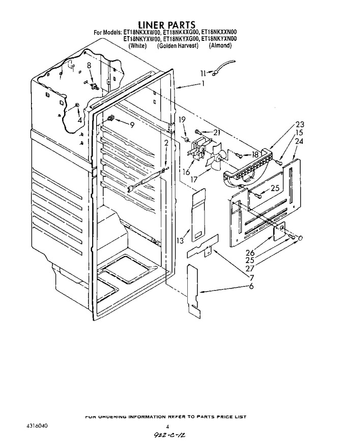 Diagram for ET18NKXXW00