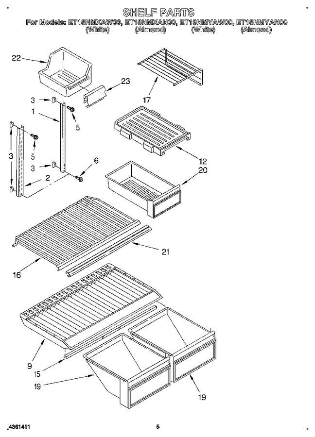 Diagram for ET18NMXAW00