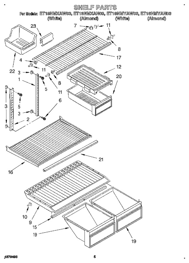 Diagram for ET18NMYAW03