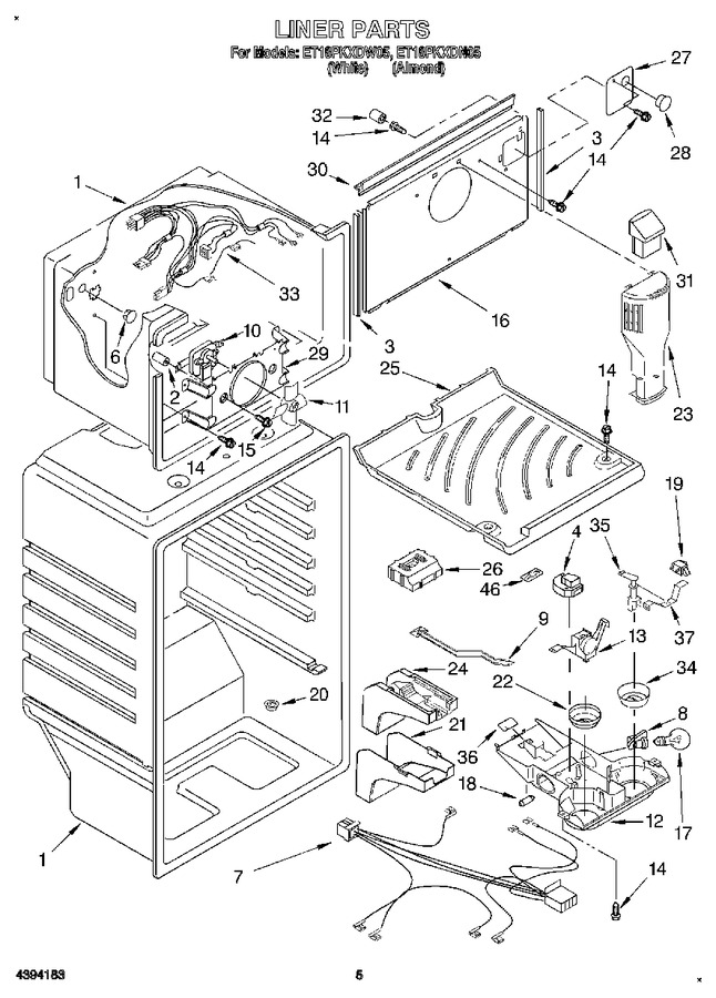Diagram for ET18PKXDW05