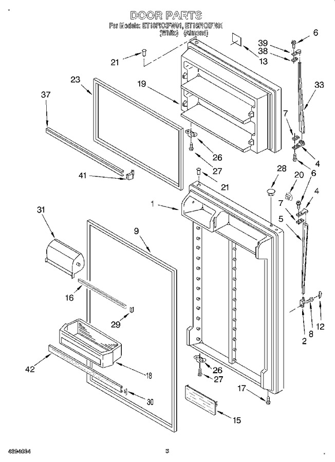 Diagram for ET18PKXFW01