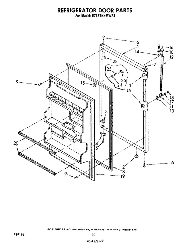 Diagram for ET18TKXMWR1