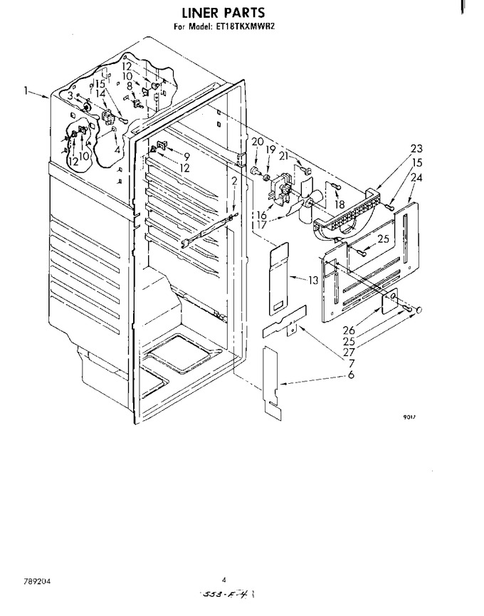 Diagram for ET18TKXMWR2