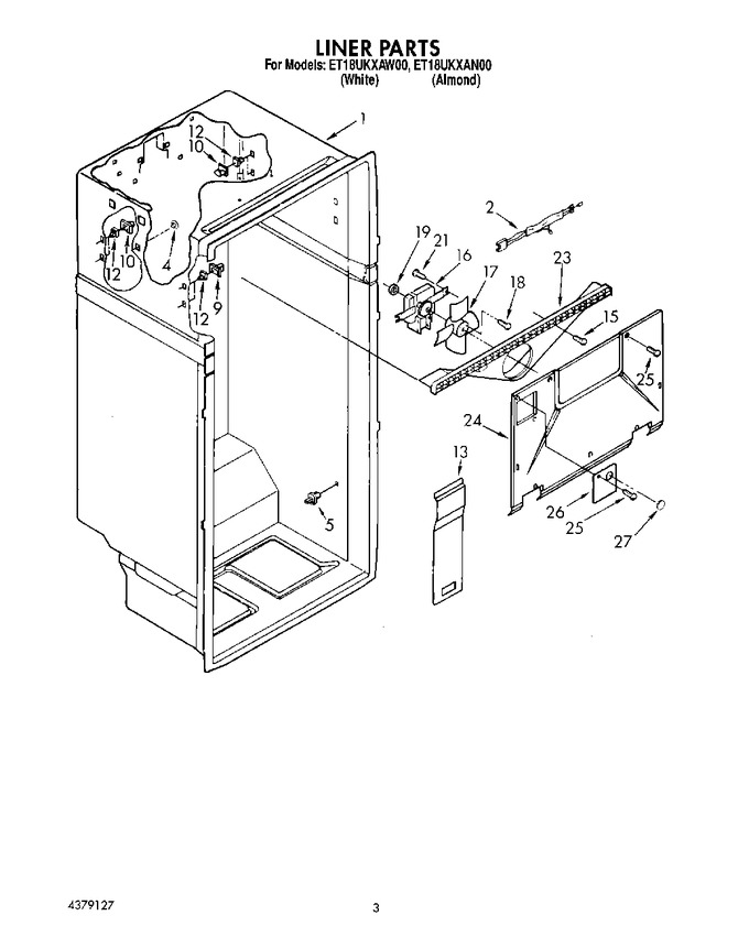 Diagram for ET18UKXAW00