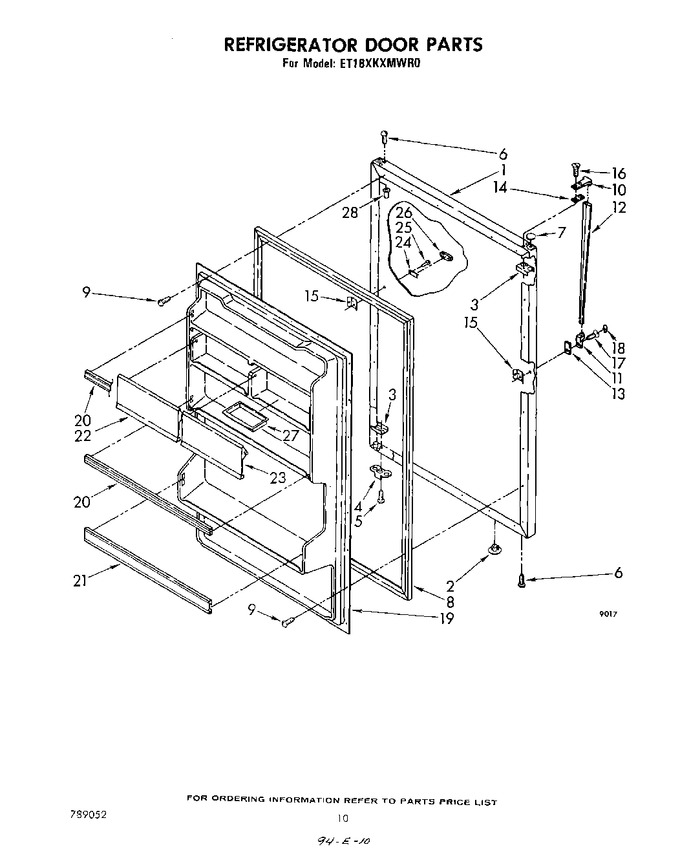 Diagram for ET18XKXMWR0