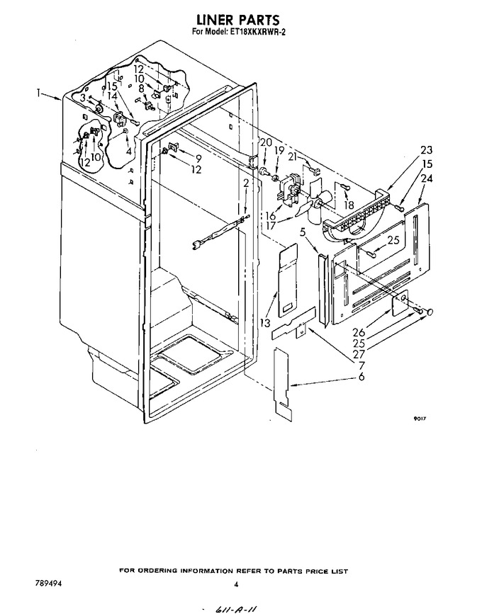 Diagram for ET18XKXRWR2