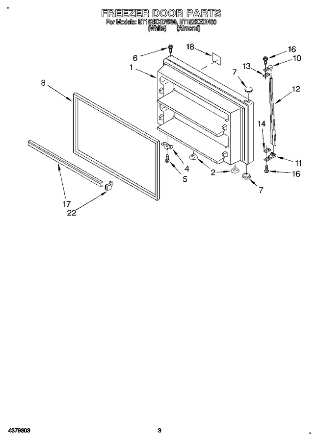 Diagram for ET18ZKXDW00