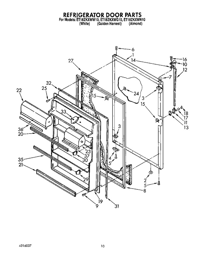 Diagram for ET18ZKXWW10