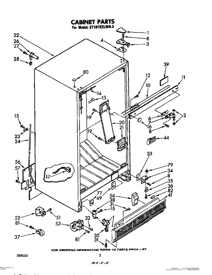 Diagram for ET19TKXLWR3