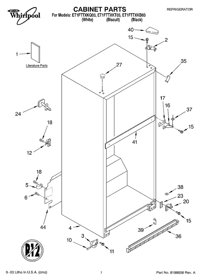 Diagram for ET1FTTXKB03