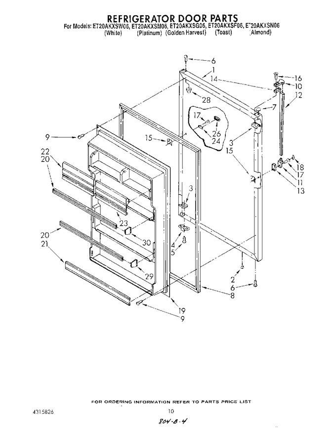 Diagram for ET20AKXSW06
