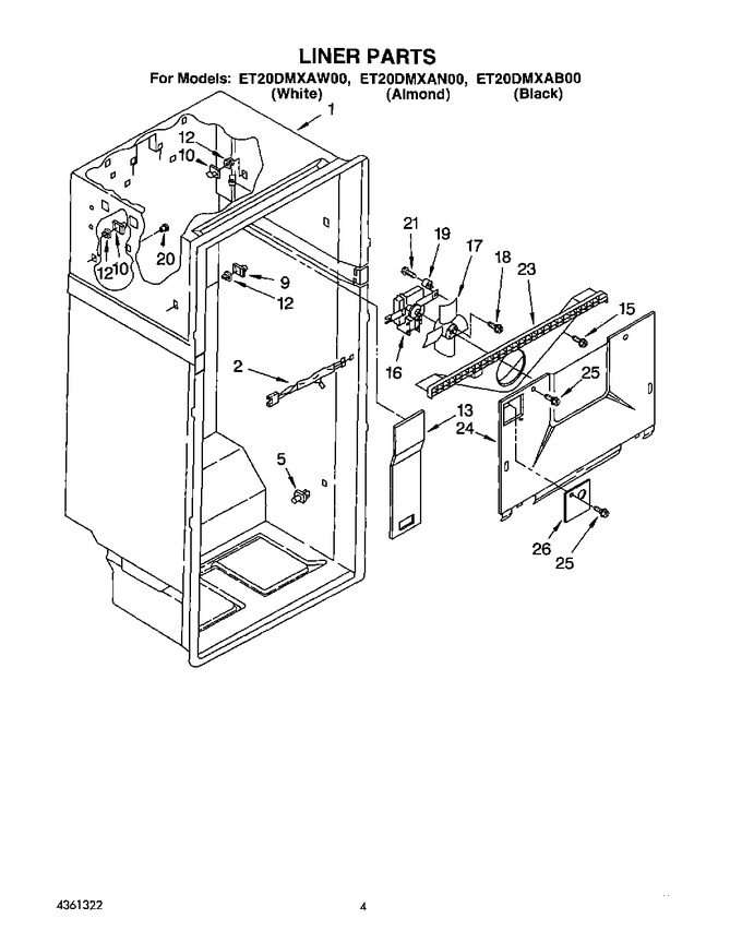 Diagram for ET20DMXAW00