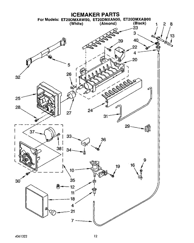 Diagram for ET20DMXAW00