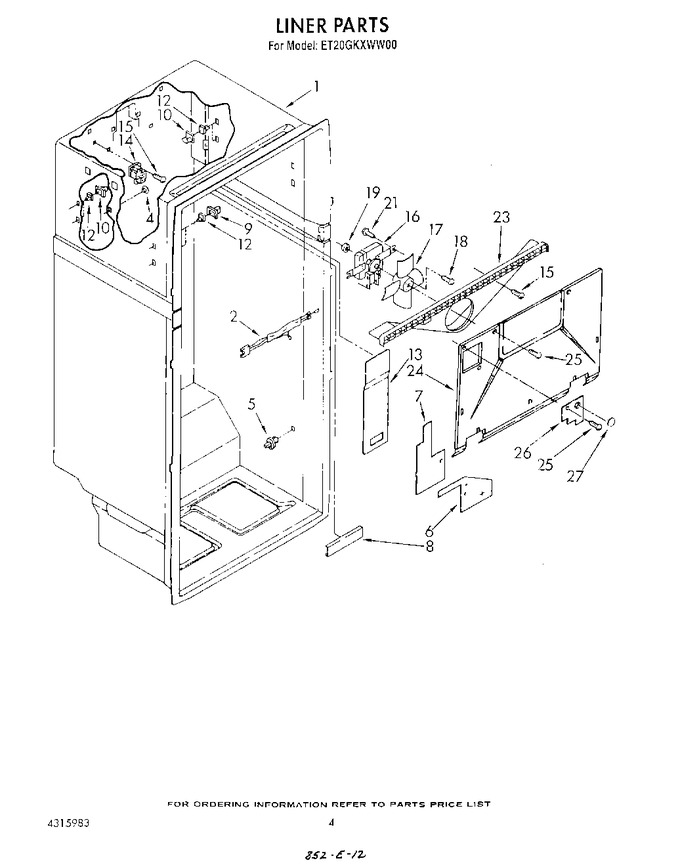 Diagram for ET20GKXWW00