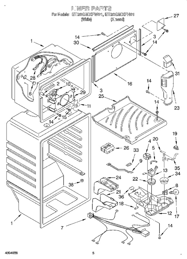 Diagram for ET20GMXFW01