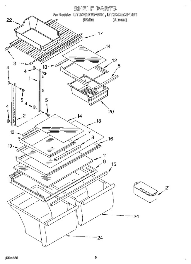 Diagram for ET20GMXFW01